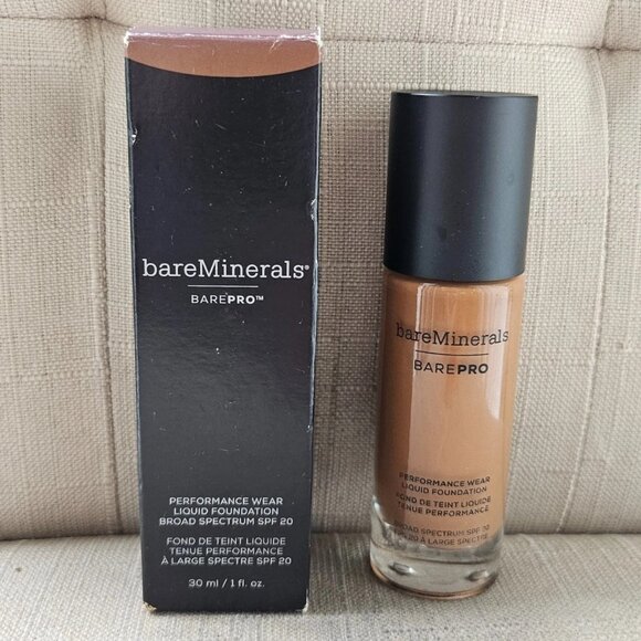 bareMinerals Other - Bareminerals Liquid Foundation Performance Wear Broad Spectrum SPF 20 Truffle 29